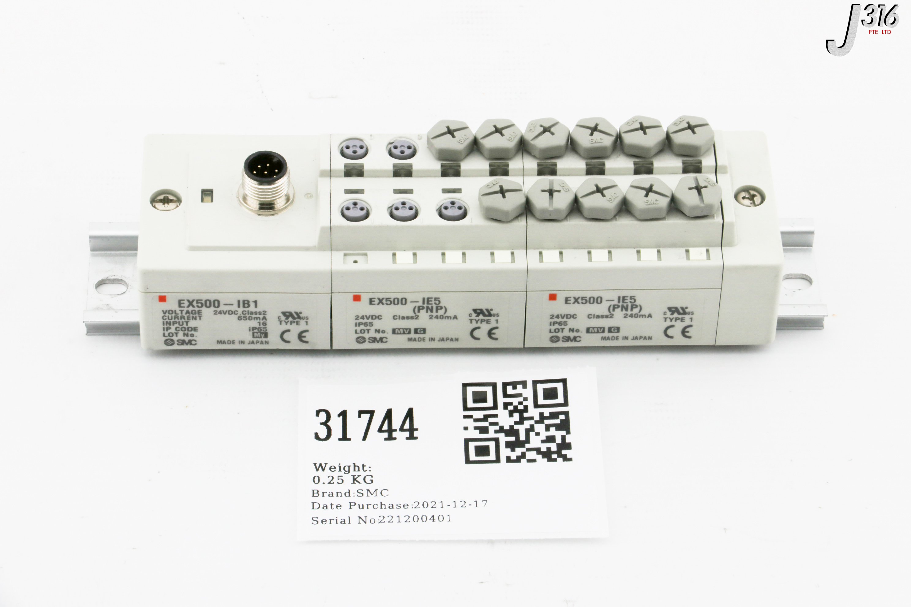 7種セット 31744 SMC 8-STATION INPUT UNIT MANIFOLD EEX500-IB1-E8 | eBay
